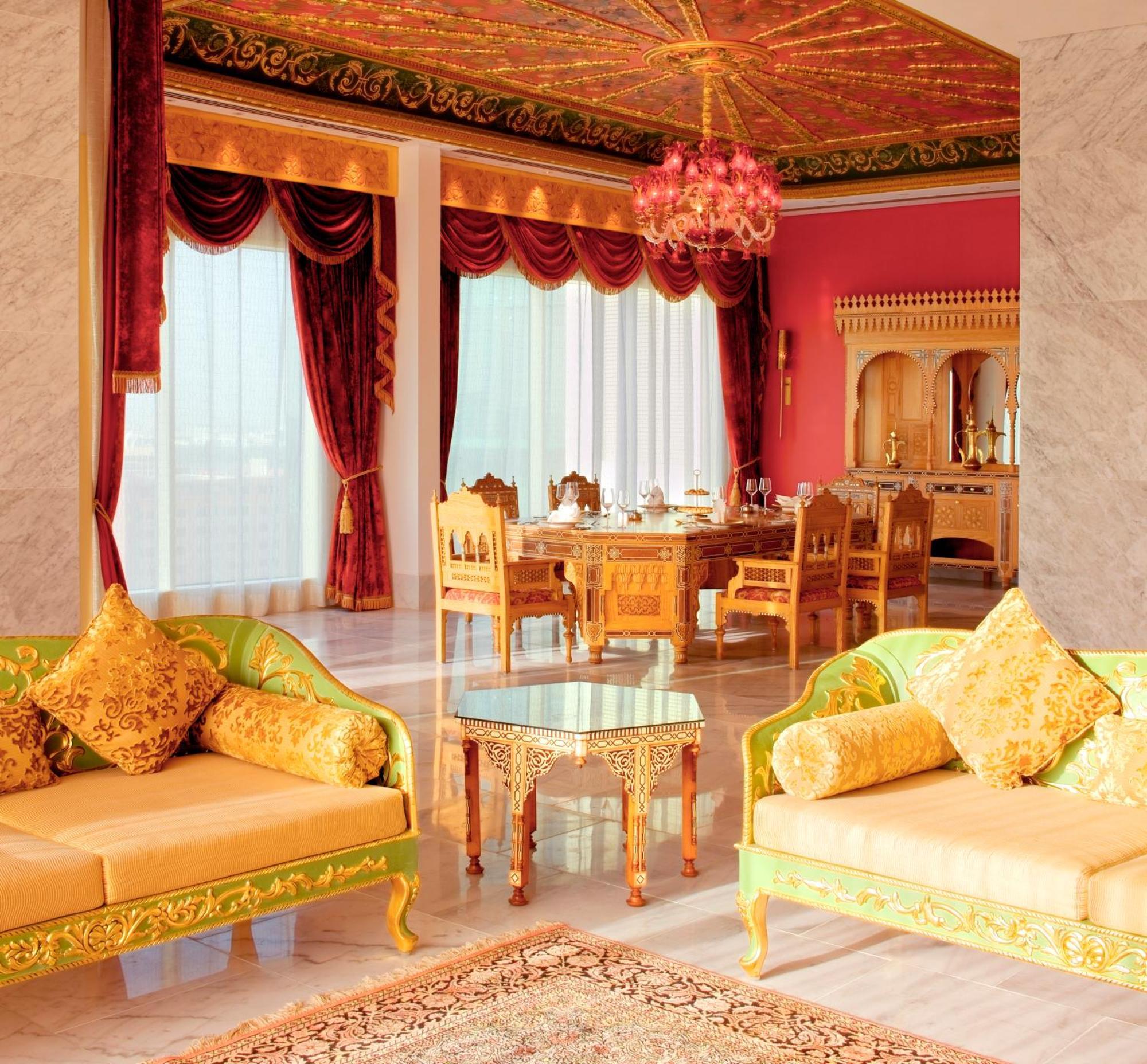 Готель Raffles Дубай Екстер'єр фото The interior of the suite